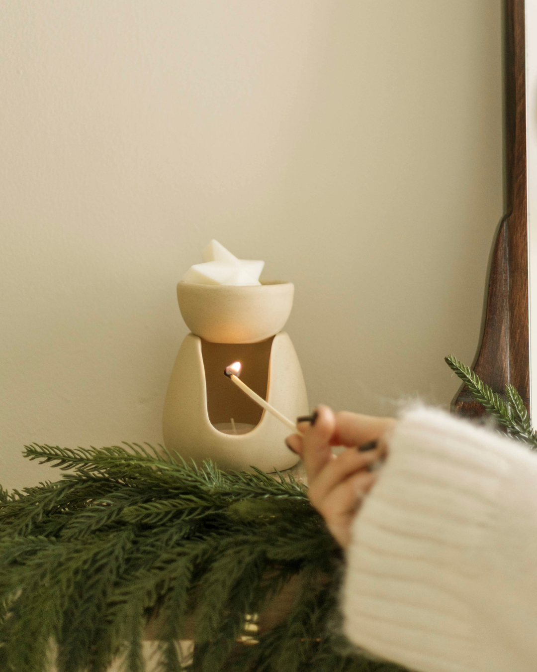 Stoneware Ceramic Wax Burner