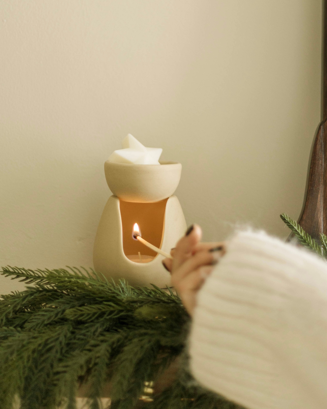 Stoneware Ceramic Wax Burner
