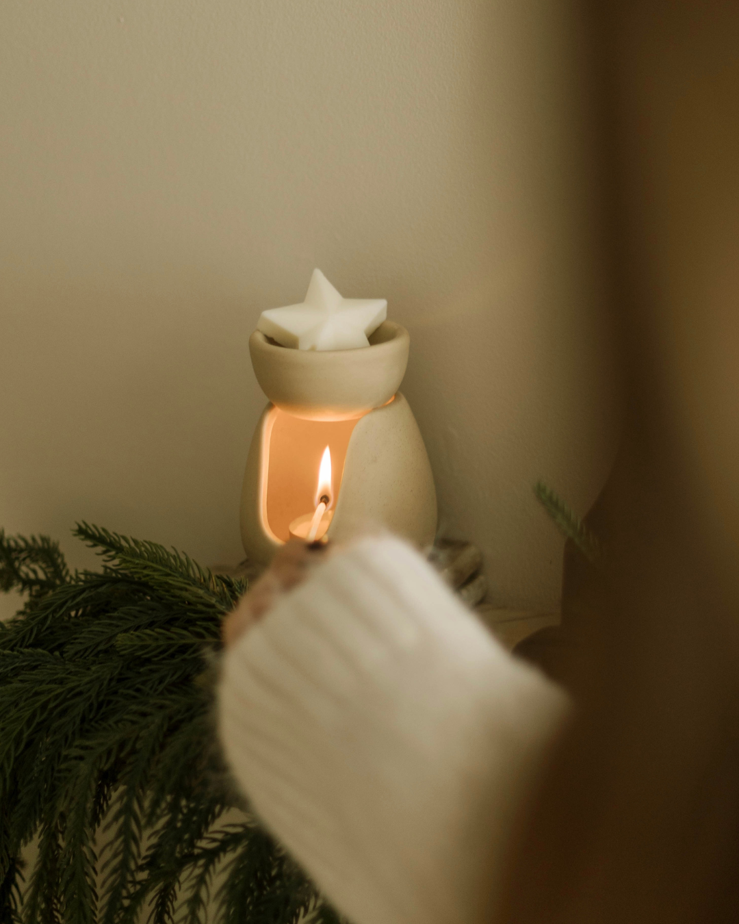 Stoneware Ceramic Wax Burner